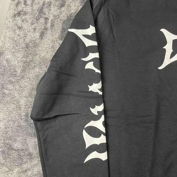 Dixxon Flannel Co Pentagram Spellout Crewneck Sweatshirt Fleece Black 3XL NWT - Picture 5 of 12